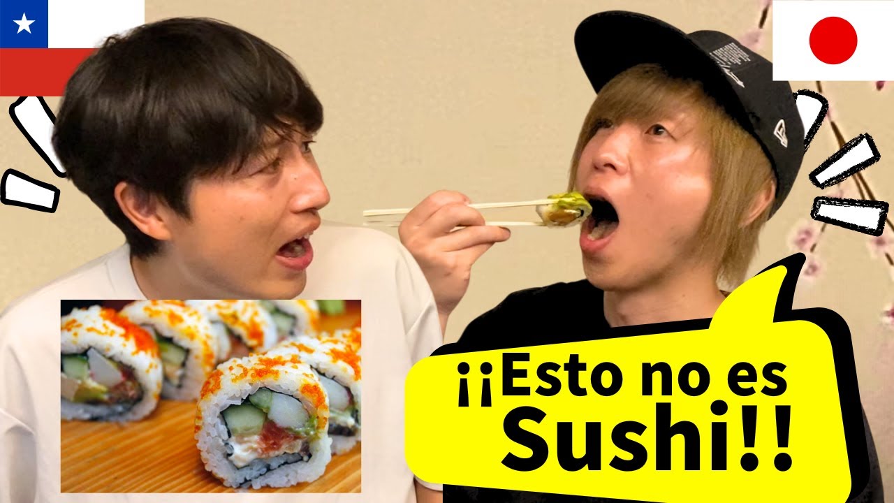 JAPONÉS hace probar SUSHI CHILENO a FAMOSO ARTISTA JAPONÉS