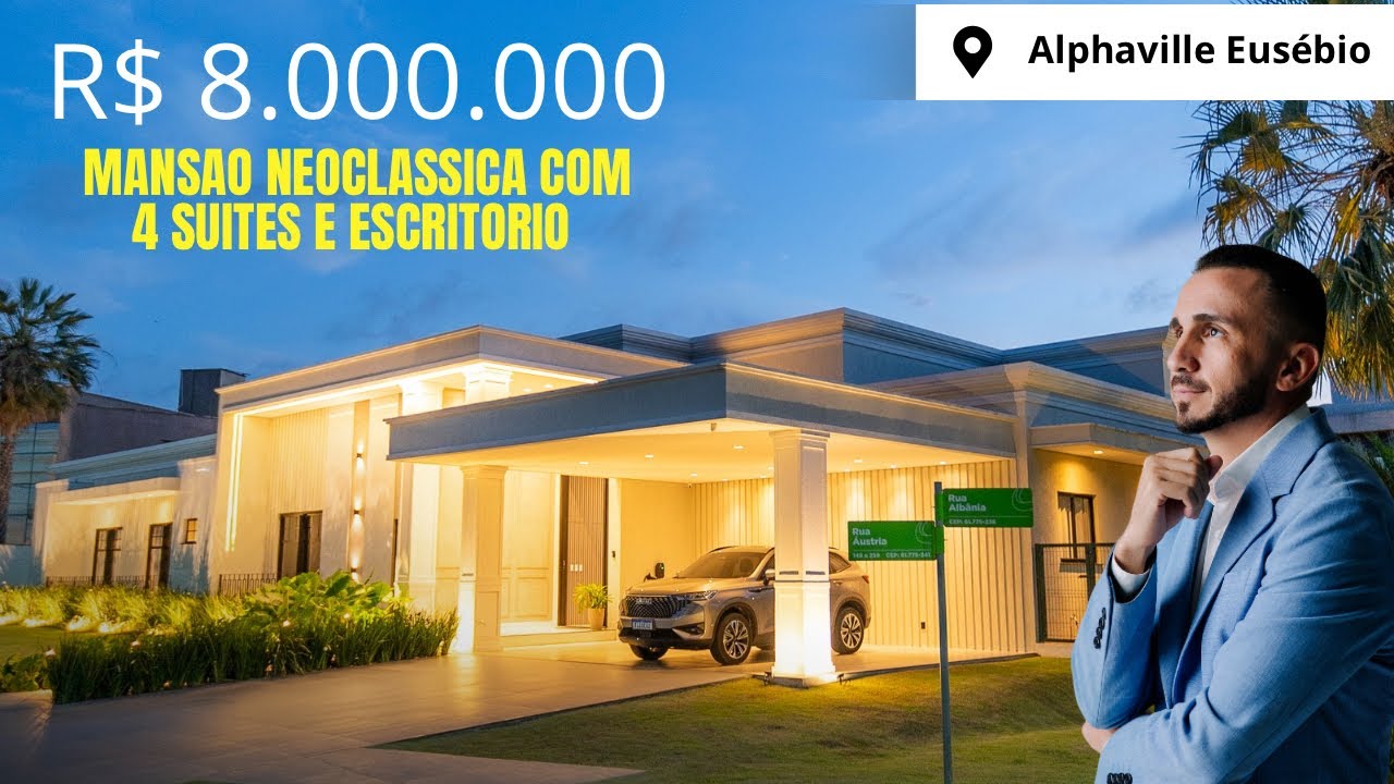 A mansão mais incrível que já gravei no Alphaville Eusébio!