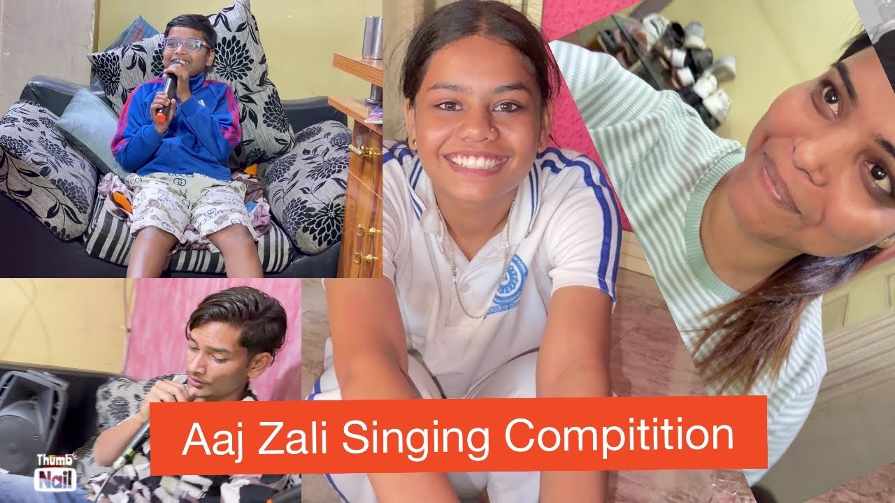 Part -2 … aaj singing 🎵🎤competition zali aani dhamal masti bagha 😅😂