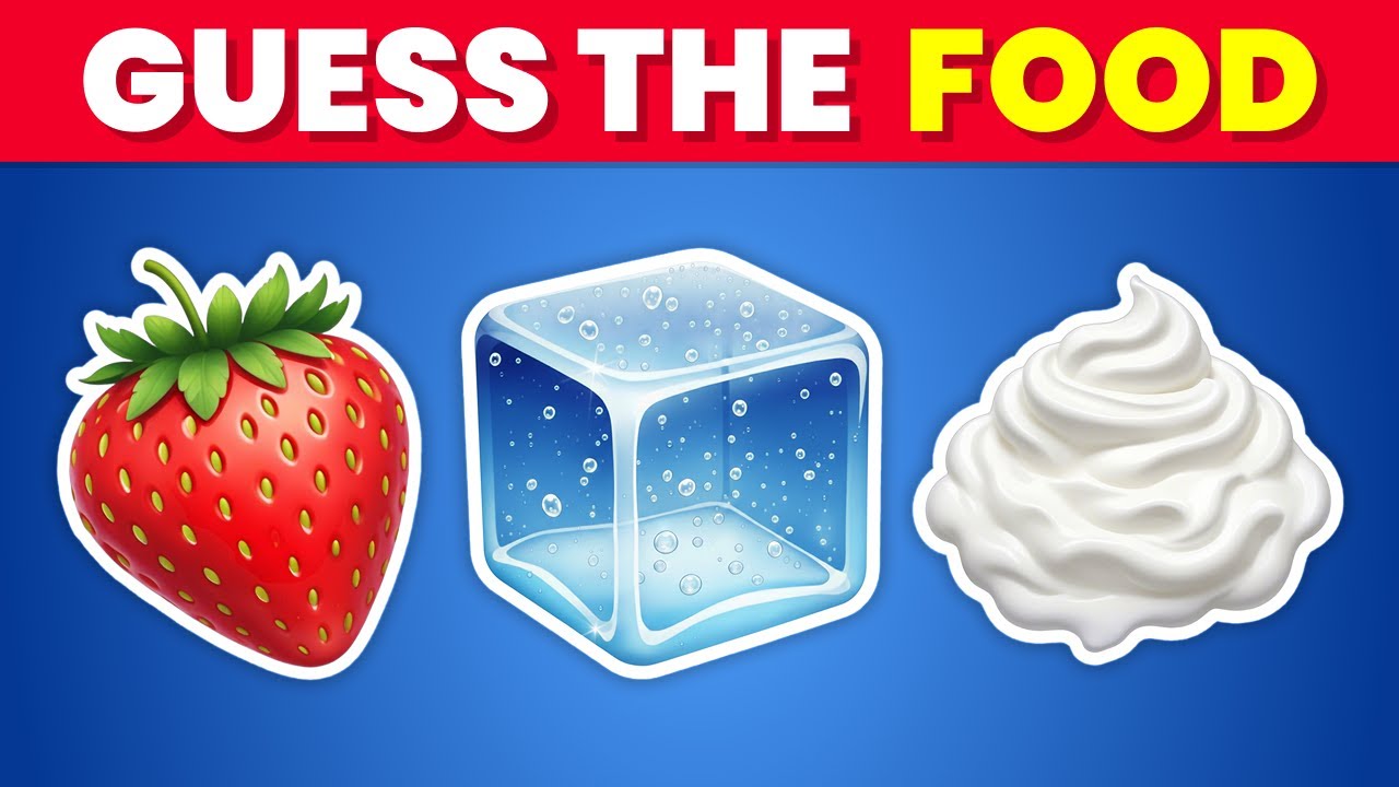 Can You Guess the FOOD by Emoji?! 🍔🍓😋 | Food Quiz