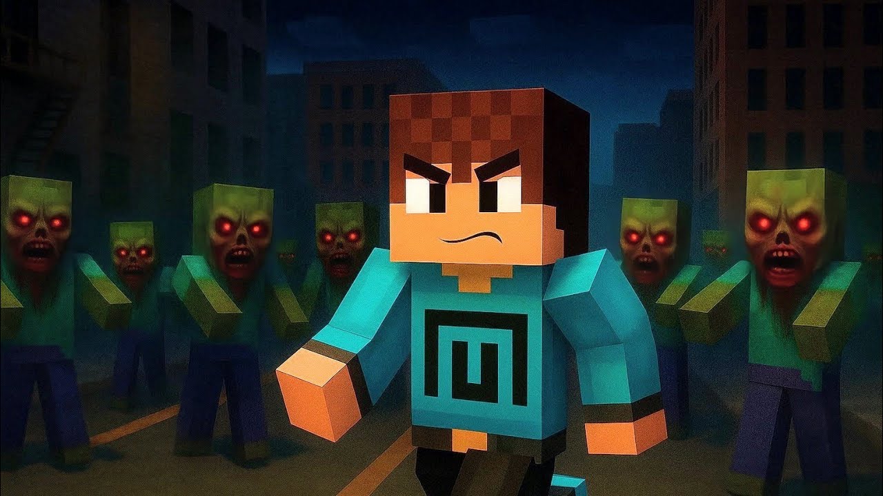 I Got Teleported Into a Zombie City in #noobdanagri 
