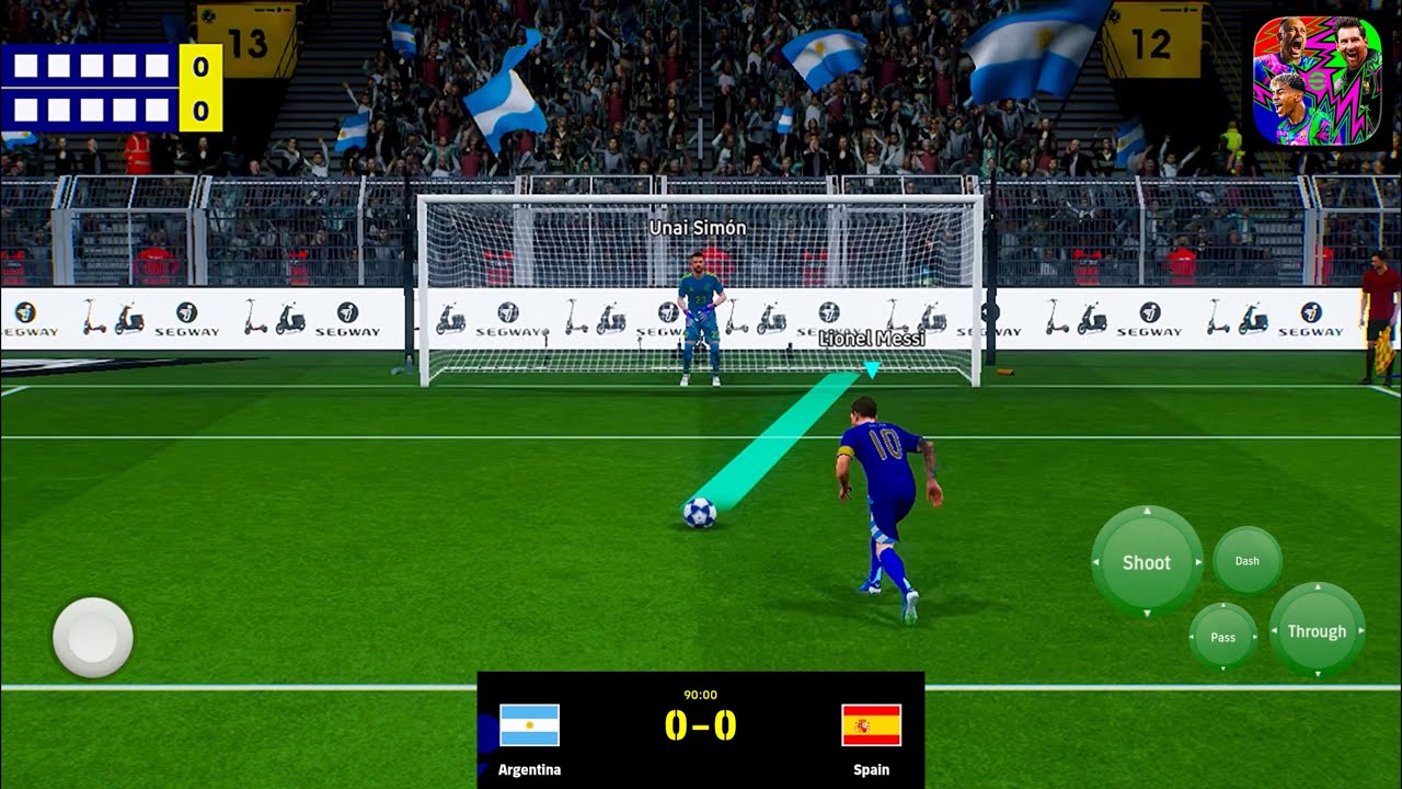 eFootball Penalty Shootout #49 Argentina Vs Spain #efootball2026