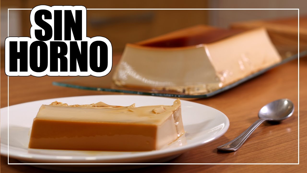 🍮 FLAN DE CAFÉ Fácil y Rápido | SIN huevos SIN horno