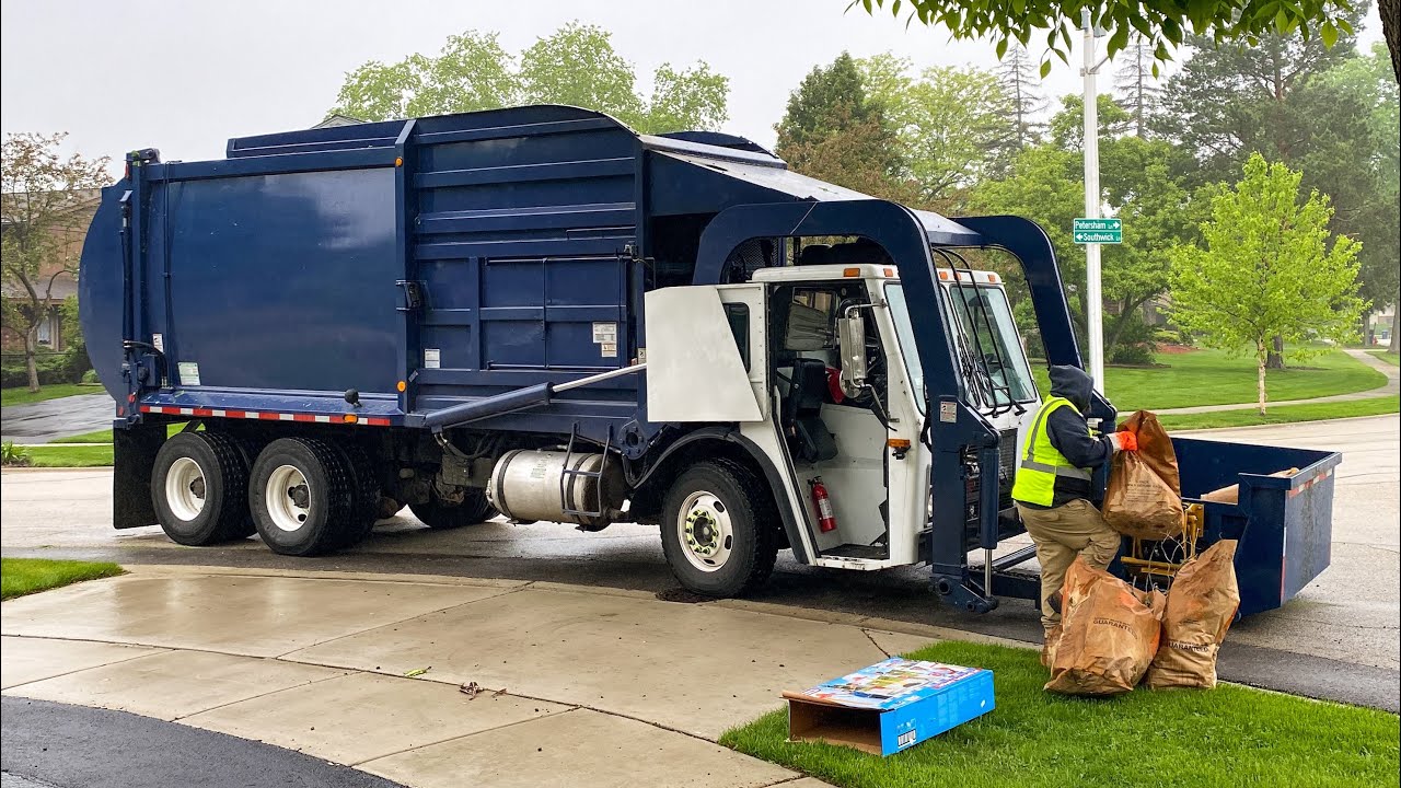 LRS Mack LE Wittke Superduty Carry Can Garbage Truck!