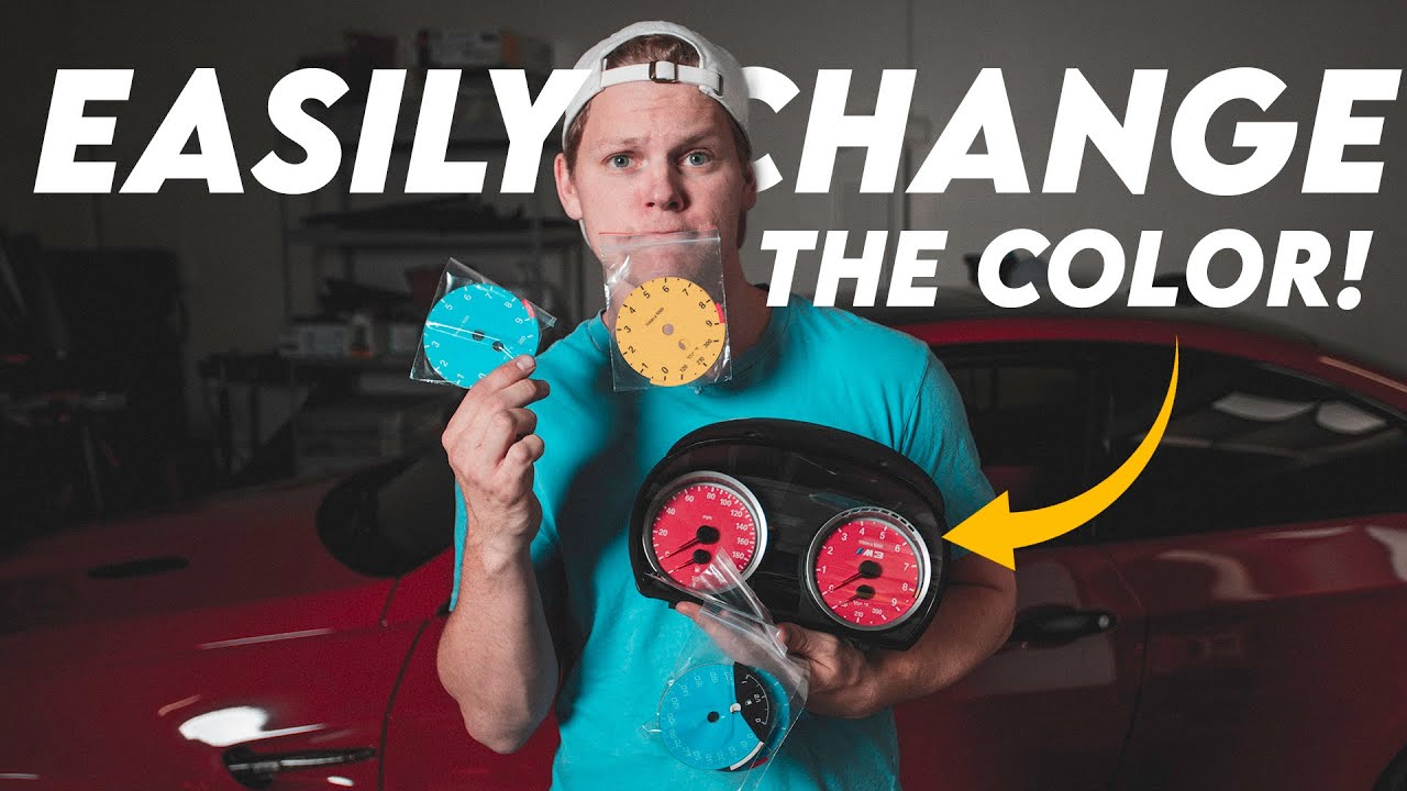 How to change the color and design of your BMW GAUGES! *Under $100*