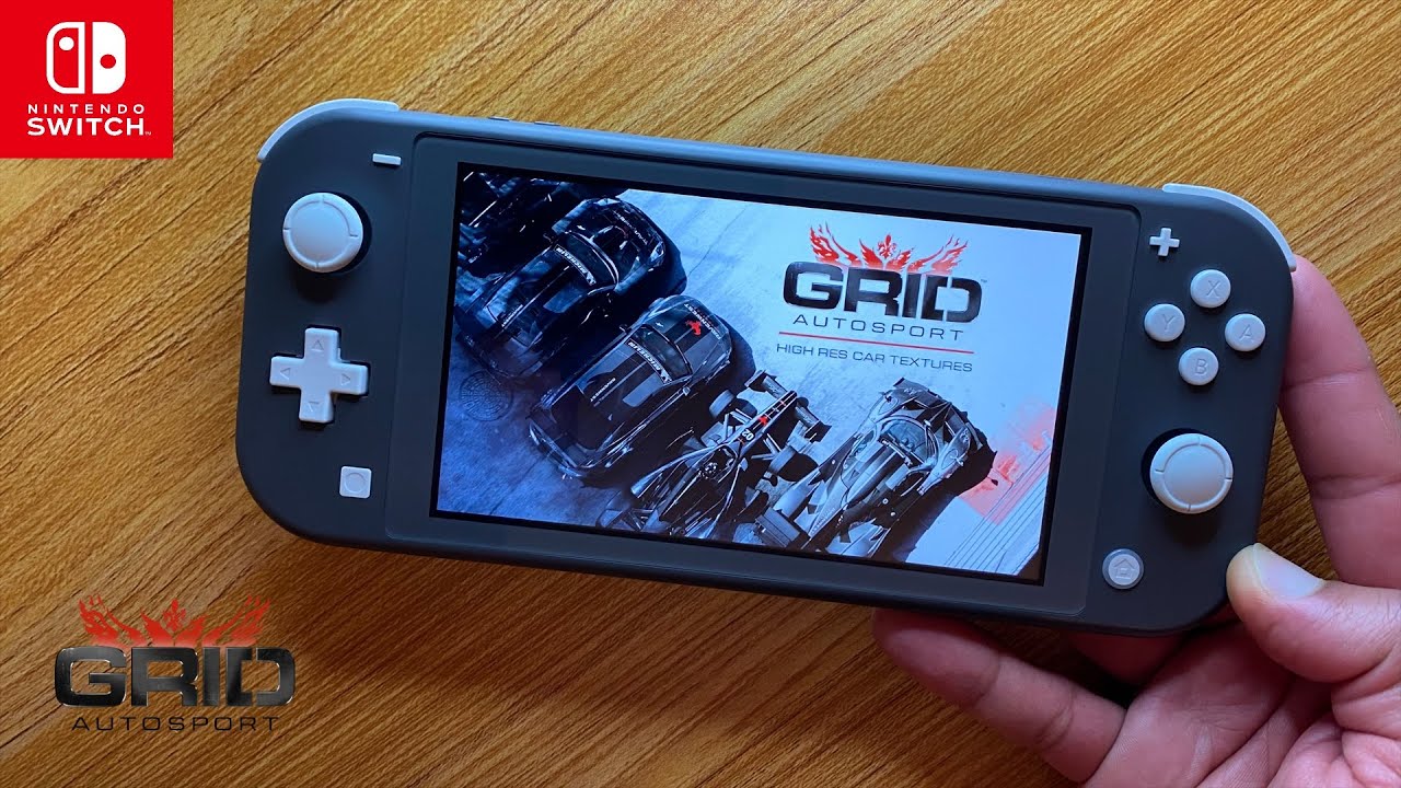 GRID Autosport Nintendo Switch Lite Gameplay