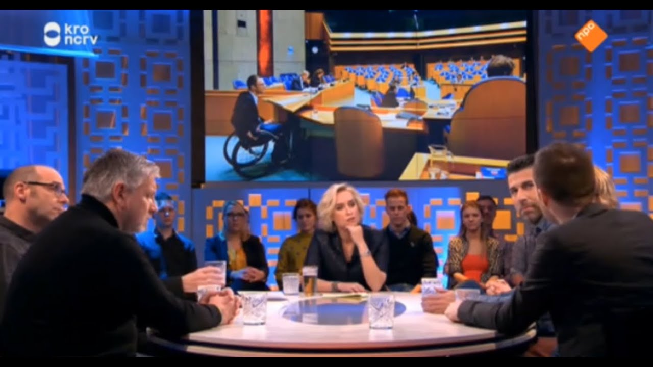 Marc de Hond en Otwin van Dijk bij Jinek over rolstoeltoegankelijkheid