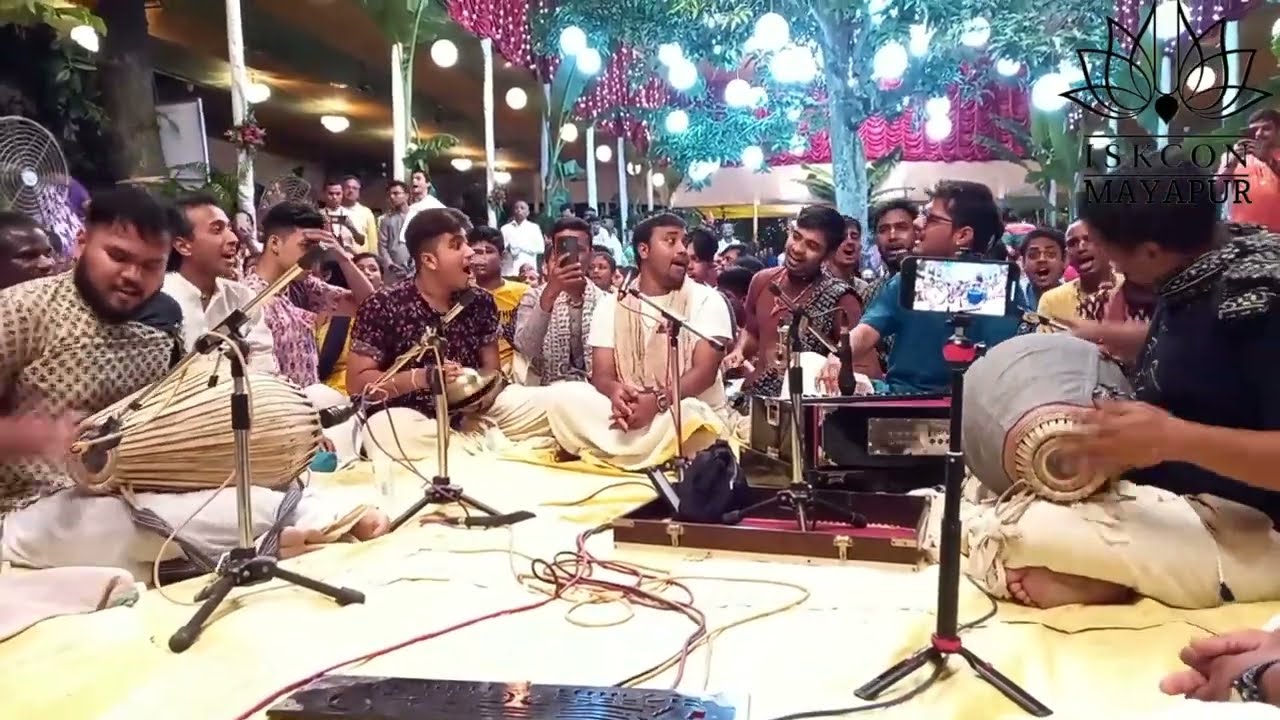 Jhulan Yatra Festival kirtan (Day--2)#iskcon #mayapur