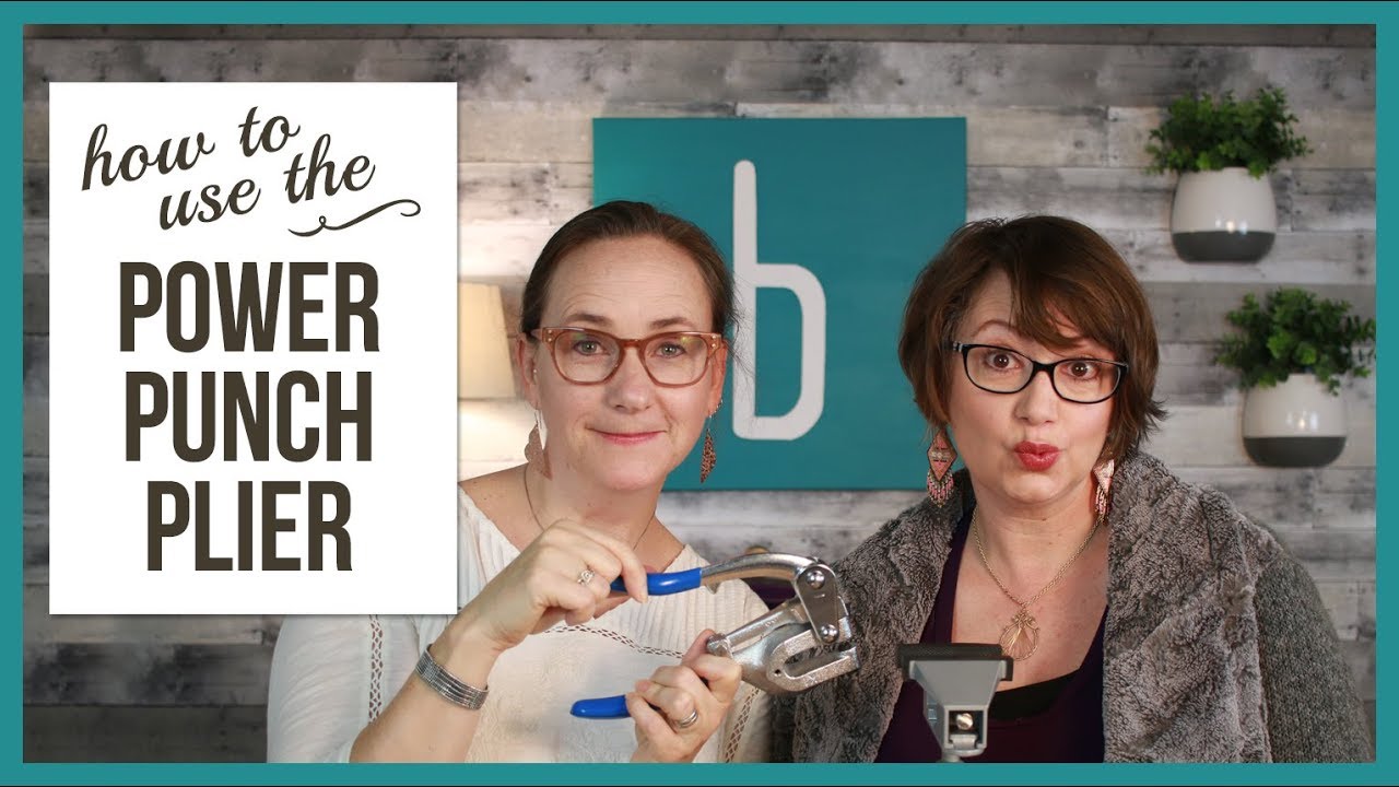 Tips for Punch Holes in Metal with the Power Punch Plier - From Beaducation Live Episode 35