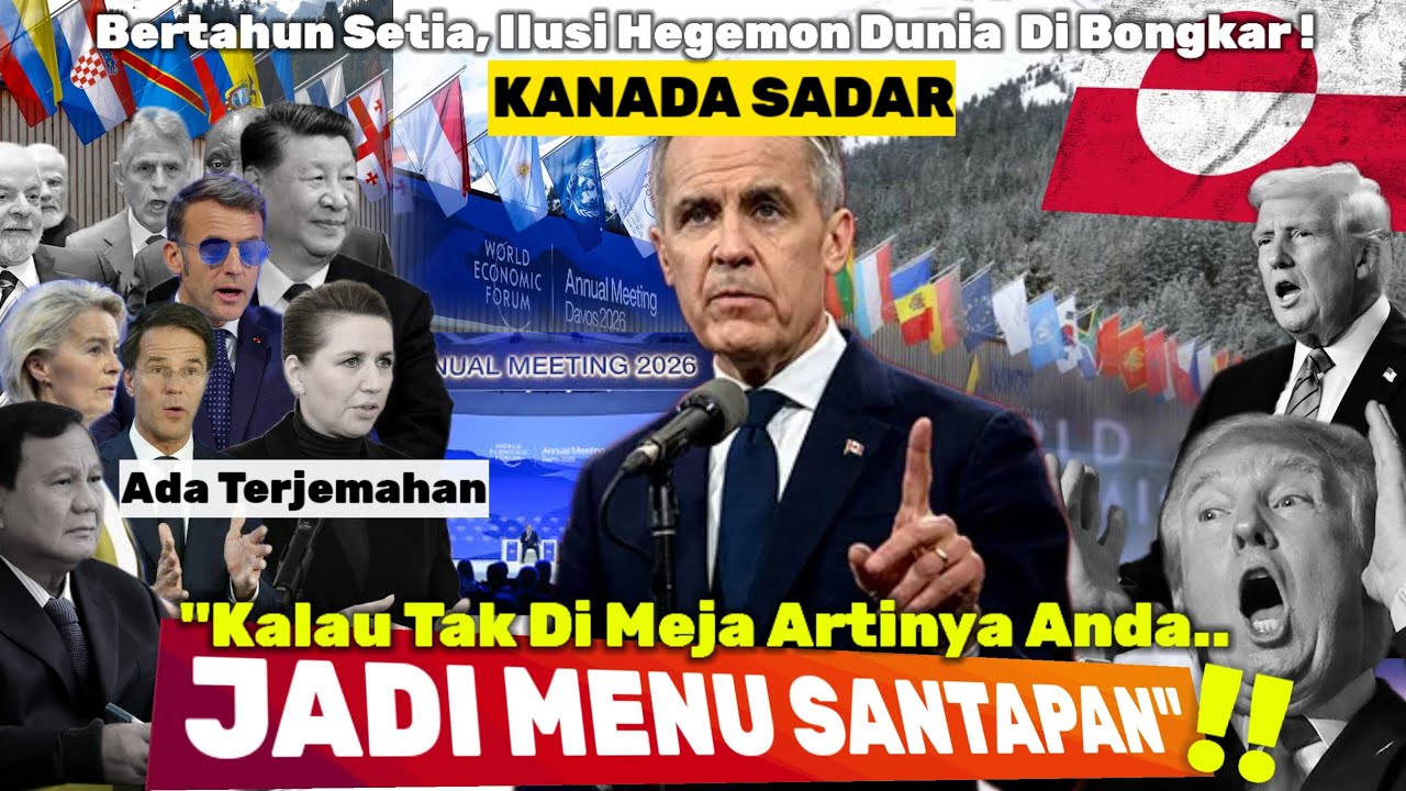 Pesan PM Kanada Menyentak Presiden2 Di WEF Davos 