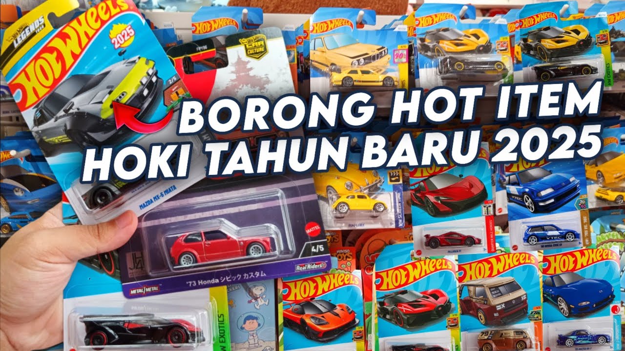 HUNTING HOT WHEELS 2025 Hoki Awal Tahun Serok Banyak Hot Item Terbaru