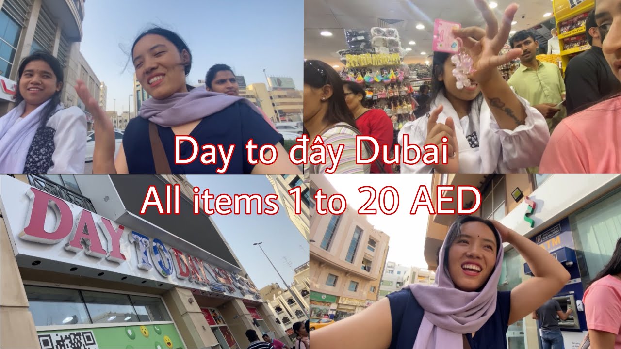 Day to Day Dubai🇦🇪/shopping every things under budget🛍️/ All items 1 to 20 AED ! Short vlog 🤗