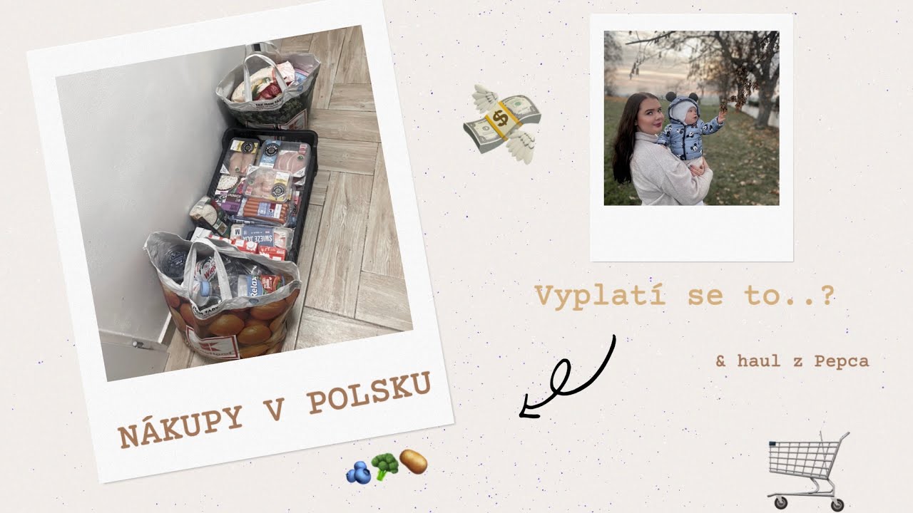 Nákupy v POLSKU | nákup Lidl & Biedronka, haul z Pepca… vyplatí se to? 🛒