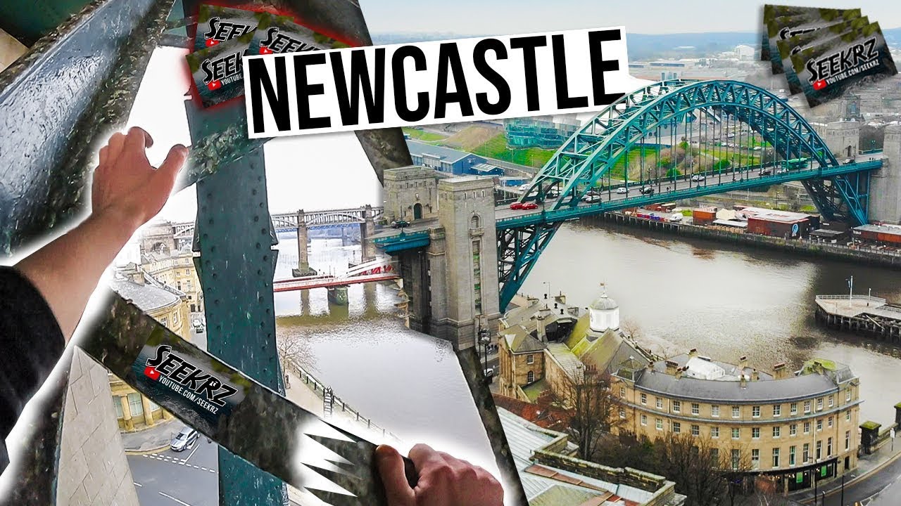 STICKERS plakken op de GEVAARLIJKSTE plekken! | #7 NEWCASTLE | ENGELAND
