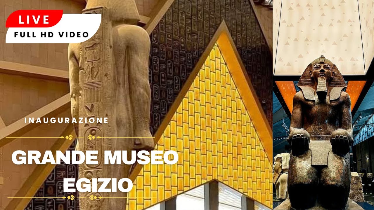 LIVE: L’inaugurazione del Grande Museo Egizio (GEM)