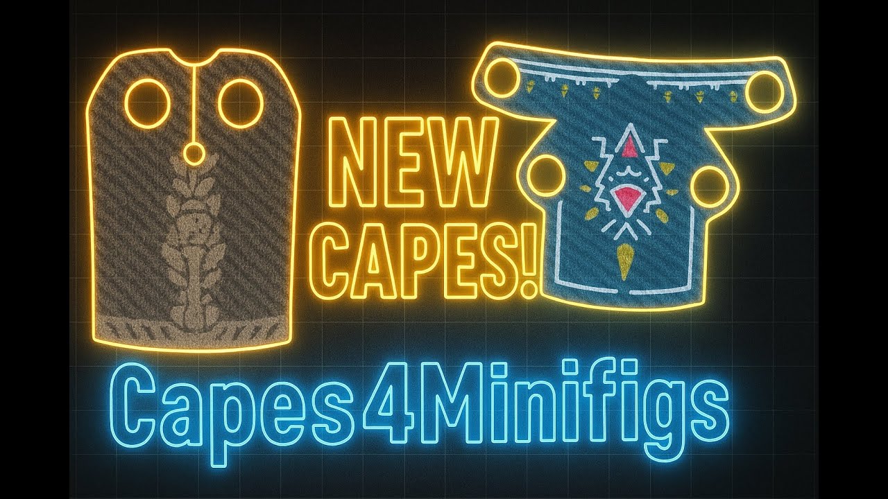 LEGO Zelda & Link Custom Capes Showcase | Capes4Minifigs Review #lego #capes4minifigs #zelda #shorts