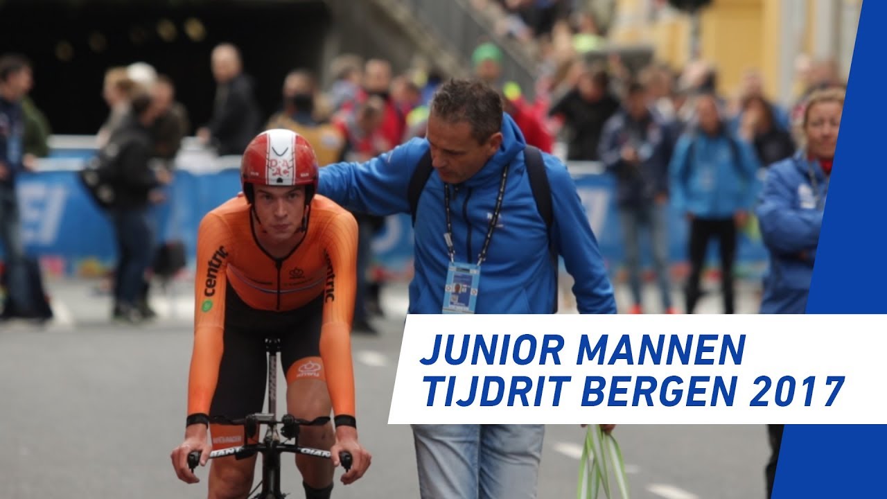 IN BEELD - Tijdrit junior mannen Bergen 2017
