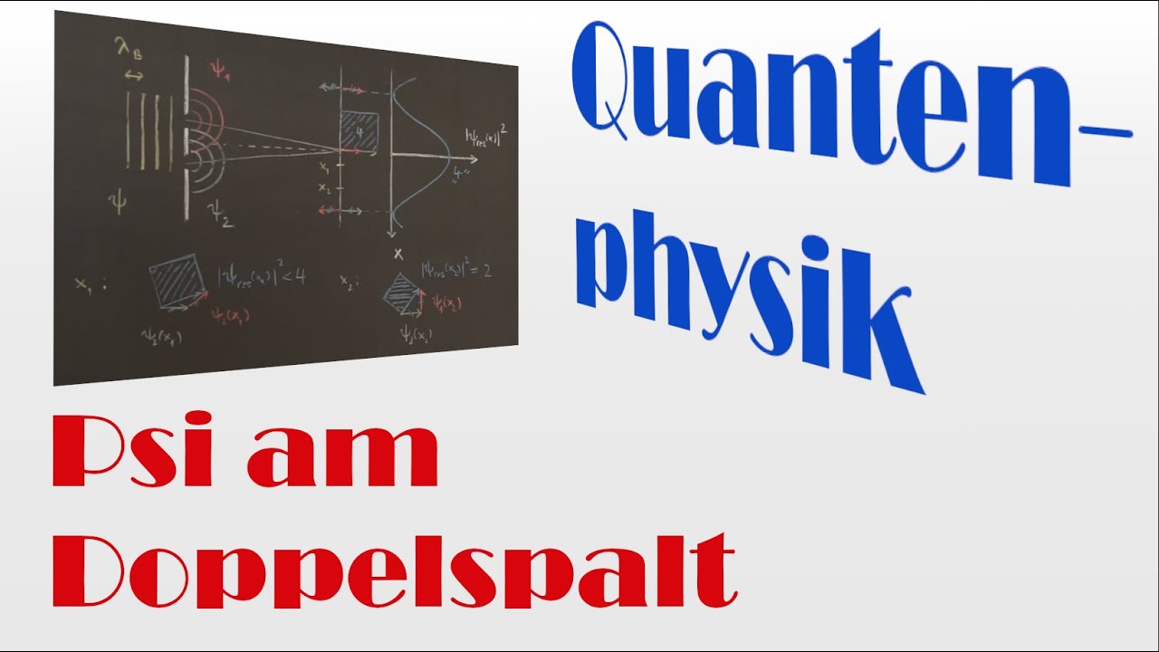 Physik LF / Video QPh5: Die Wellenfunktion am Doppelspalt