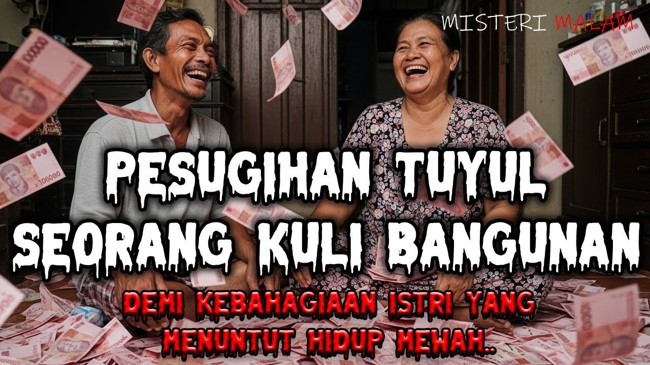 PESUGIHAN TUYUL SEORANG KULI BANGUNAN !!! DEMI KEBAHAGIAAN ISTRI YANG MENUNTUT HIDUP MEWAH..