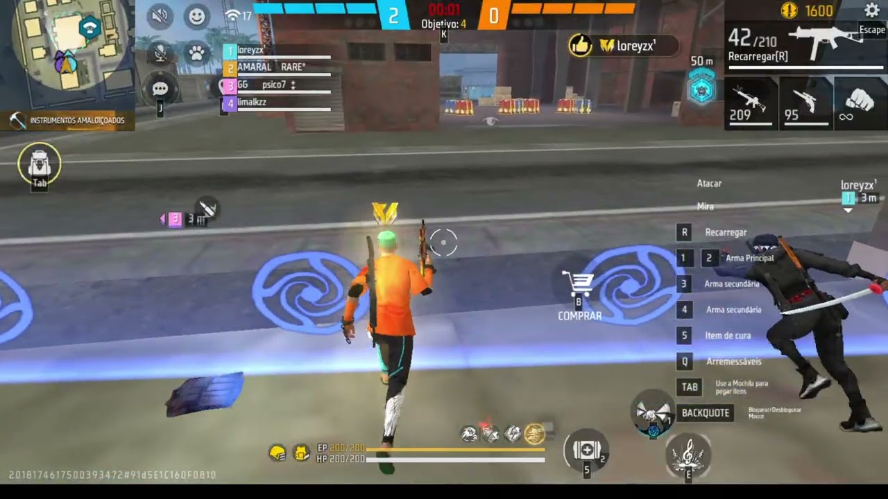 FREE FIRE MAX X86 NO LINUX SEM BUGS FULL GAMEPLAY BREVE TUTORIAL!!  