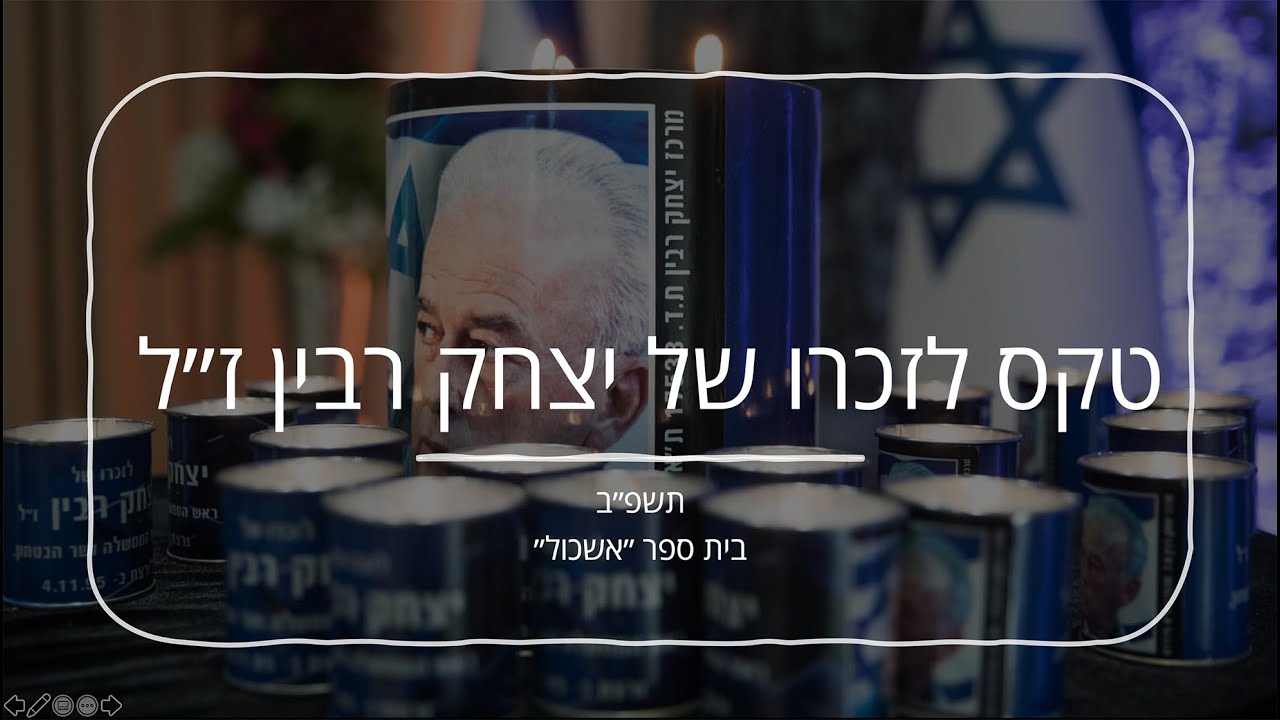 טקס לזכרו של יצחק רבין ז״ל, תשפ״ב