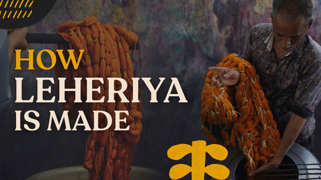 How Leheriya Fabric is made?