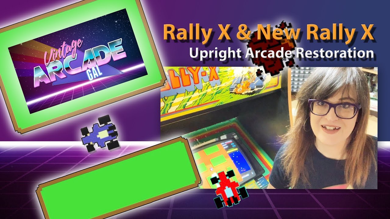 Midway / Namco Rally-X and New Rally-X Arcade Upright Restoration