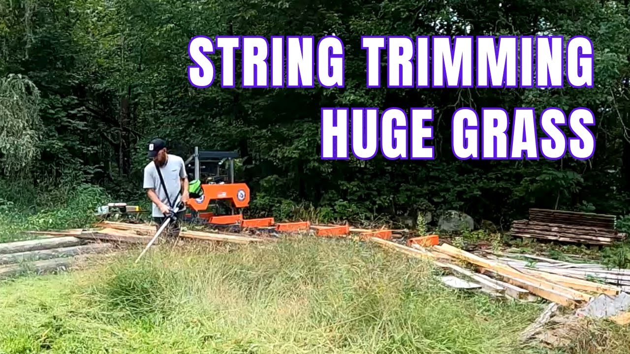 Greenworks Pro 80v String Trimmer - 12 Minutes of Cutting Tall Grass