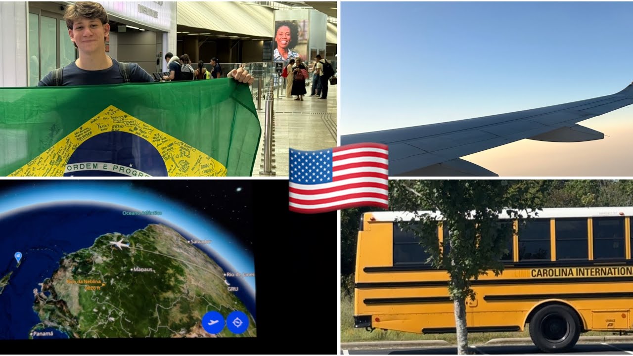 Diário de intercâmbio #1 Viagem e chegando nos eua 