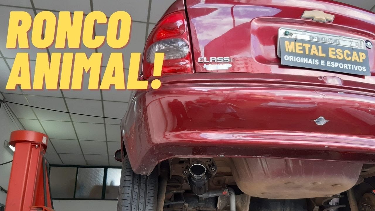 INSTALAÇÃO ESCAPAMENTO ESPORTIVO NO CHEVROLET CORSA CLASSIC