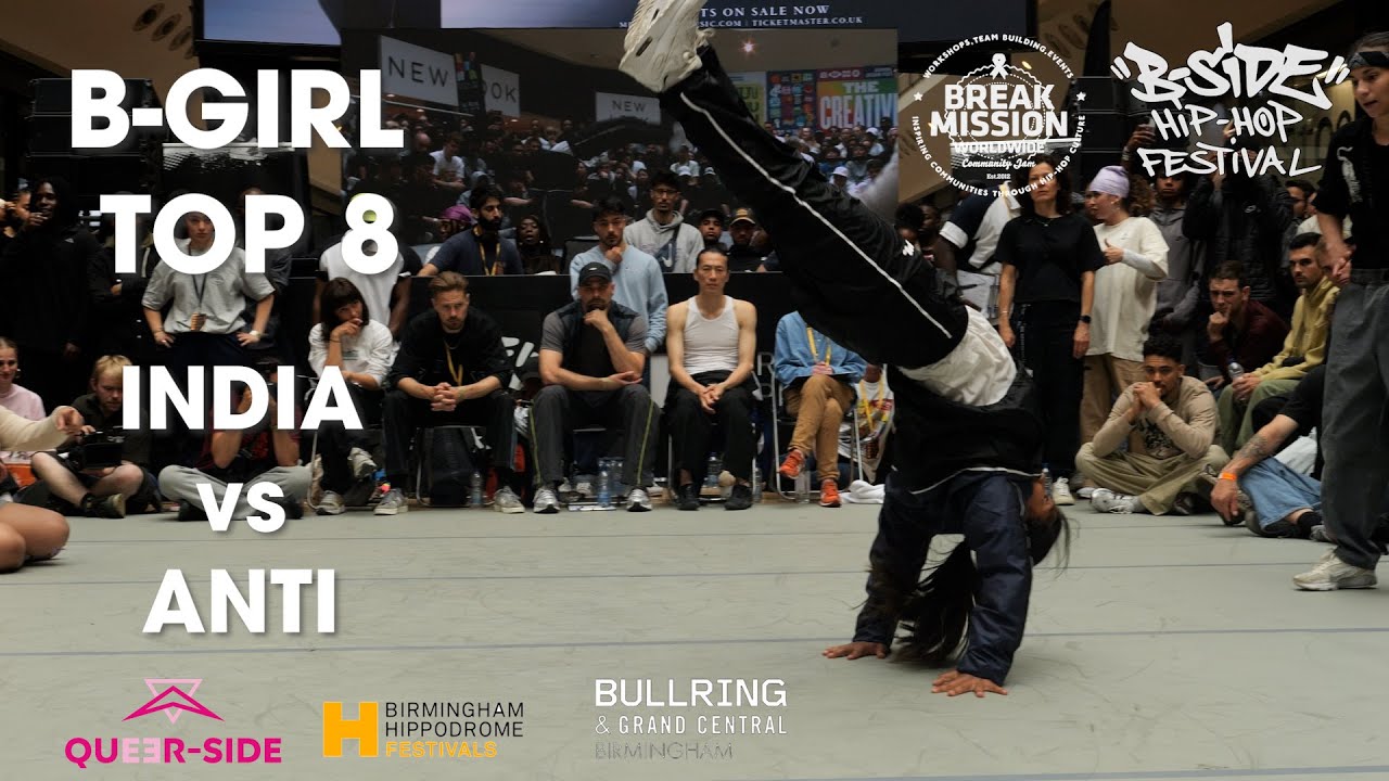 BreakMission x B-Side Hip-Hop Festival 2022 // B-Girl Top 8 // India V Anti