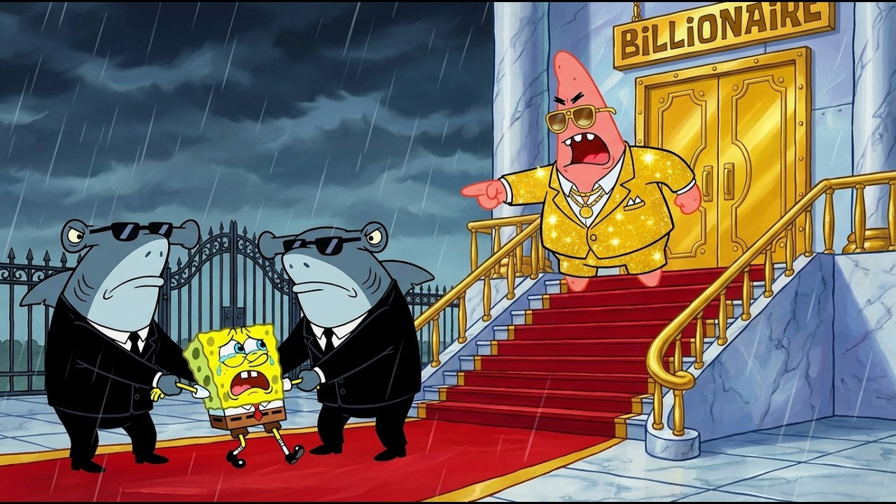 SpongeBob Animation: From Arrogant Billionaire to Begging for Scraps! Patrick’s Karma 💔| Fanmade