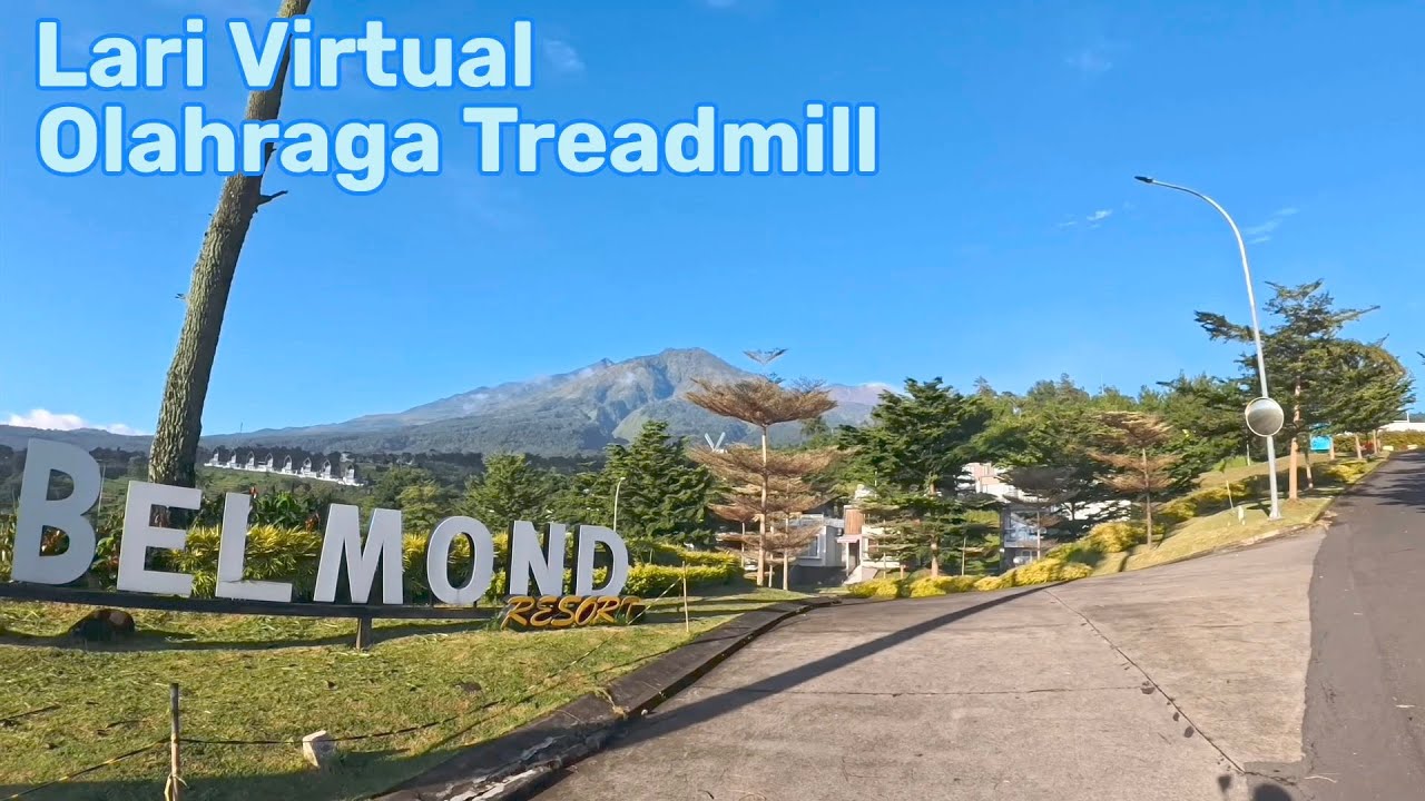 Lari Virtual - 11 menit - Belmond resort - Full musik