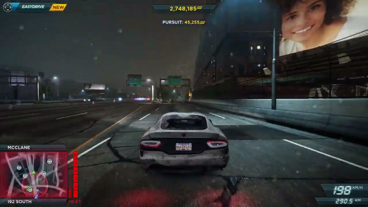Dodge Viper heat level 6 Police pursuit | NFS Most Wanted 2012 gameplay | #39