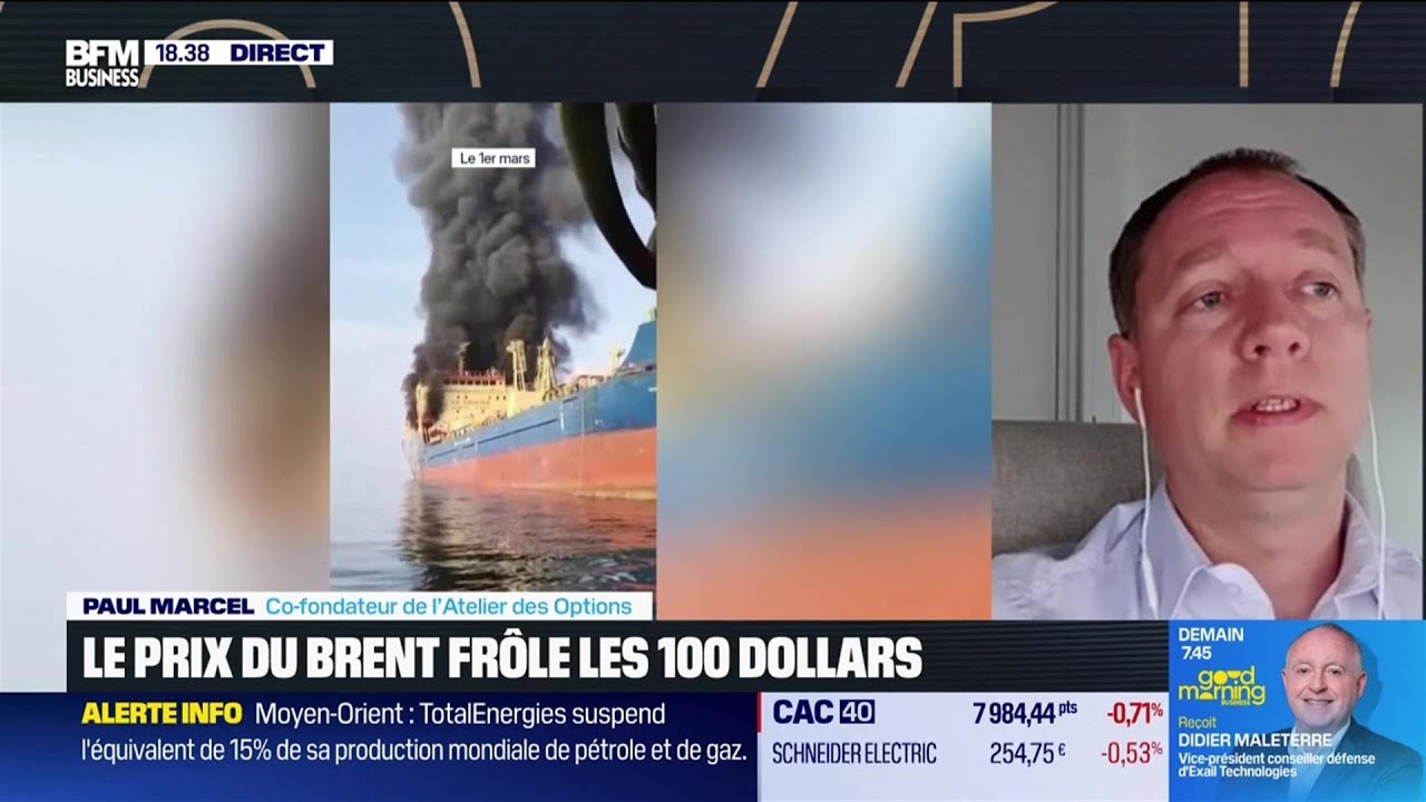 Grande Interview -  Paul Marcel (Atelier des Options) : le prix du brent frôle les 100 dollars