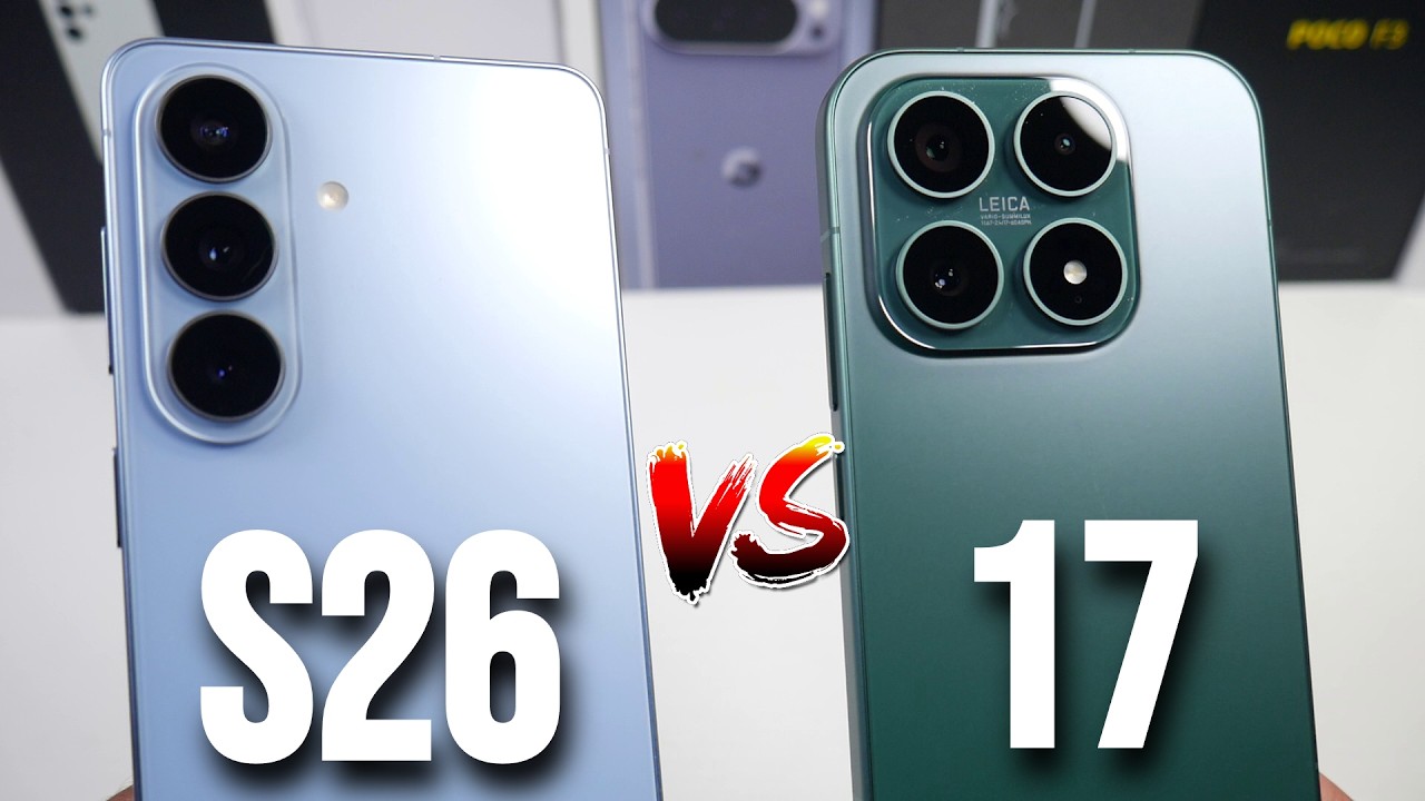 Xiaomi 17 против Samsung Galaxy S26 (сравнение камер, PUBG, дисплея и скорости)