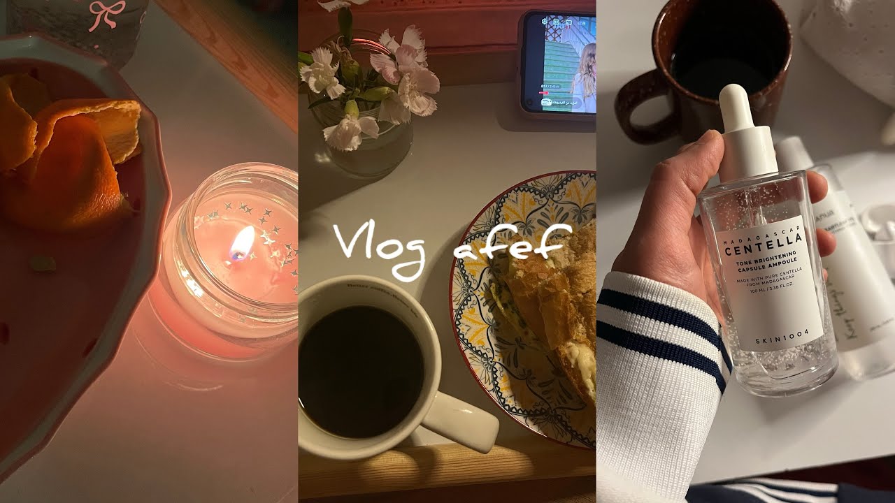 الاستيقاظ مبكرا في يوم ممطر شتوي| روتين يوم من أيام الأسبوع |vlog