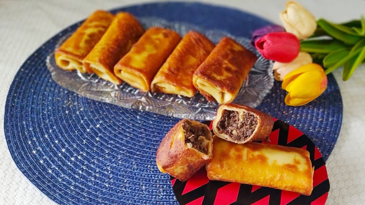 BİLİNCİK AG CİYƏRDƏN COX LƏZZƏTL ətli blinçik You will love the super taste of meat gogal
