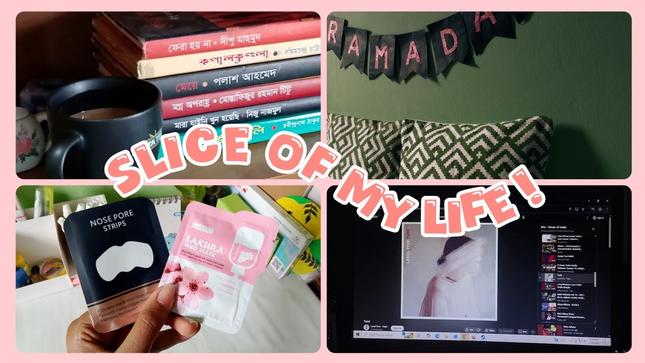 Slice Of my life vlog||🌸~daily life vlog || study+skincare etc 🤍~#lifeofnoushin #study #viralvideo 