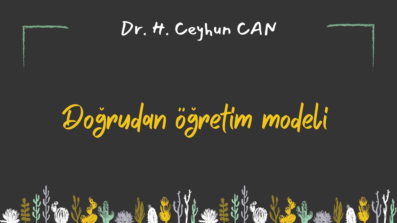 Doğrudan Öğretim Modeli