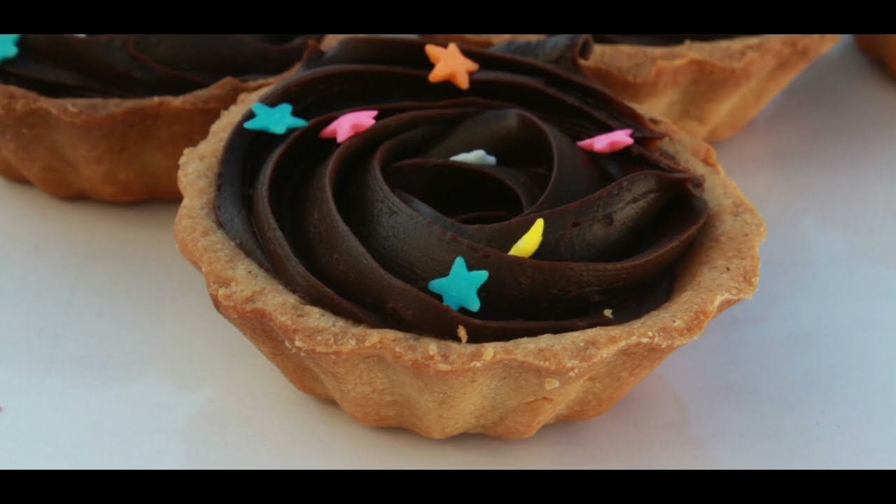 Whole Wheat Eggless Chocolate & Lemon Tart