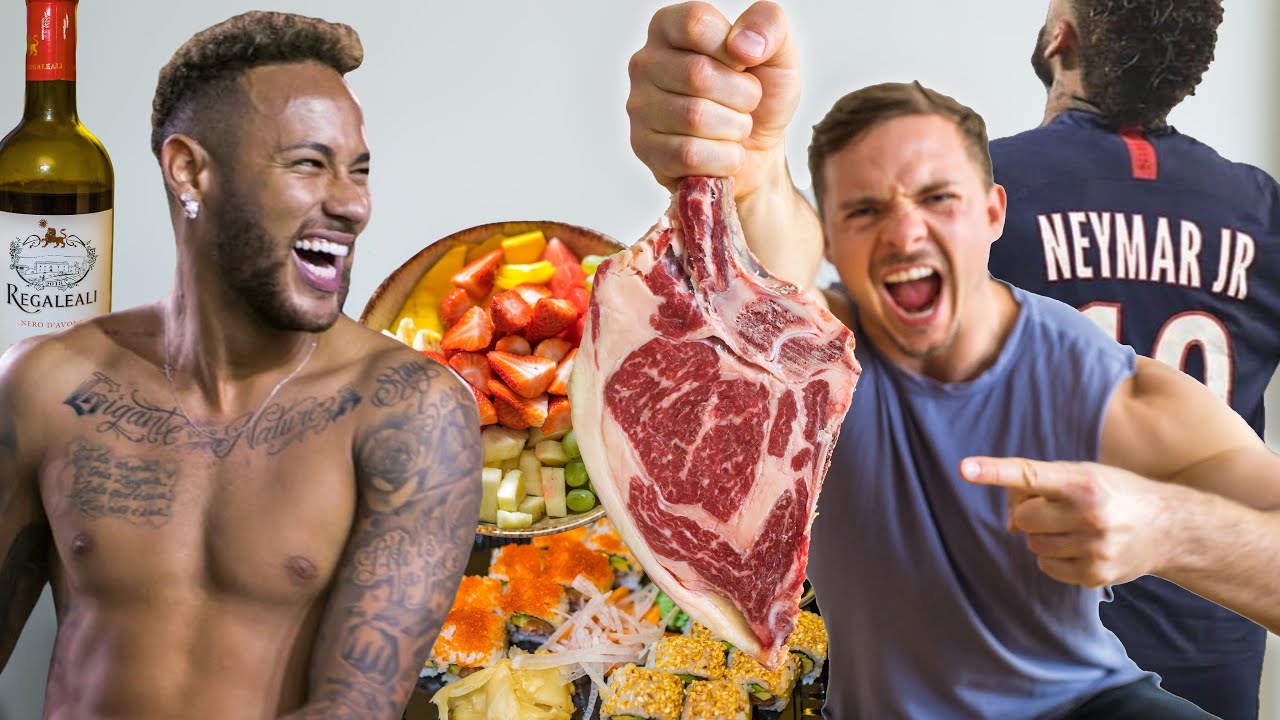 Ich esse 1 Tag lang wie Neymar