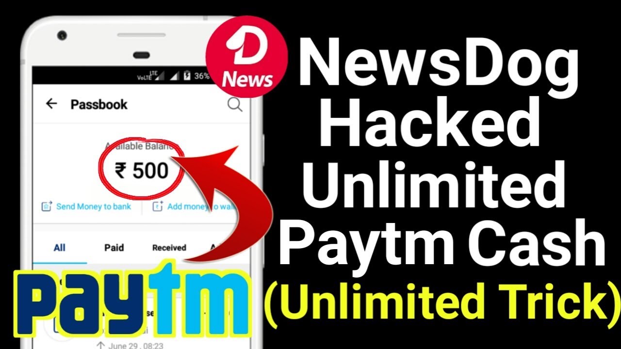 {Unlimited Trick}NewsDog App Hacked Unlimited Paytm Cash 2017