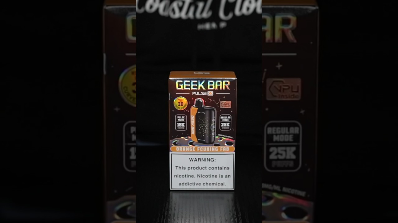 Geek Bar Pulse X: Orange Fcuking Fab Unboxing + Review. 🔥 #vapelife #vape