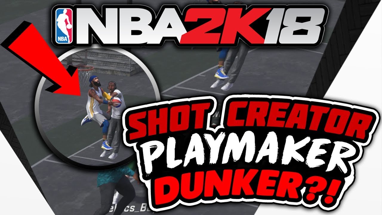 NBA 2K18  | My Career - Park Highlights | Playmaker Shot Creator AND Dunker (Mistake!!)