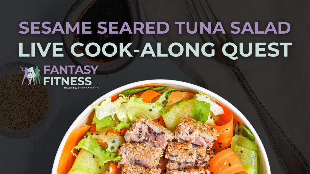 The Legend’s Kitchen: Live Cook-Along Quest🐟 Sesame Seared Tuna Salad