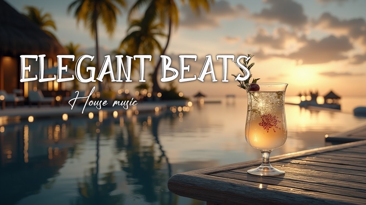 Лаунж на крыше House Beats Элегантный коктейль-бар - Музыка Роскошь Chill
