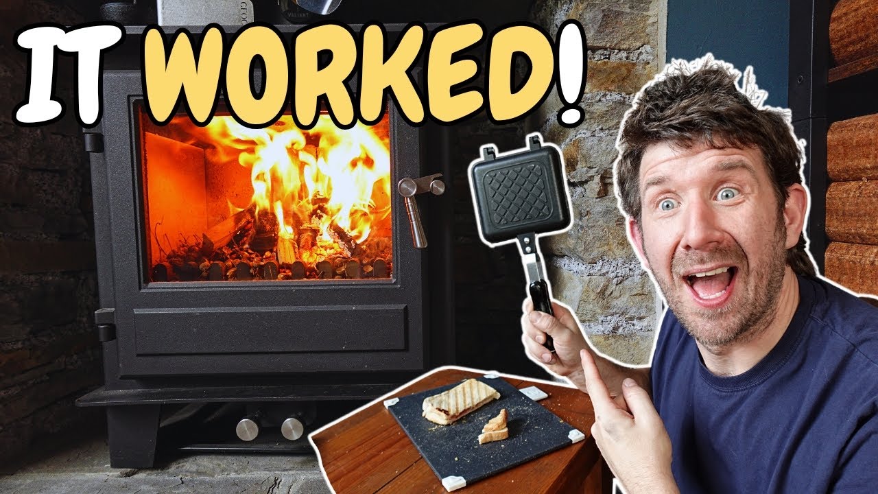 Cooking A Cheese Toastie In My FIREPLACE... The Results Are INSANE!