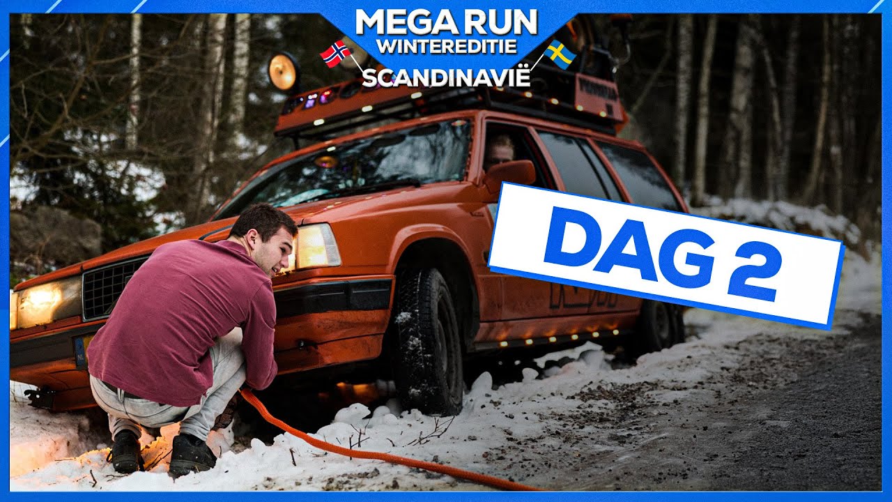 Runners helpen elkaar over de gladde wegen! - MegaRun 2026 Dagjournaal 2