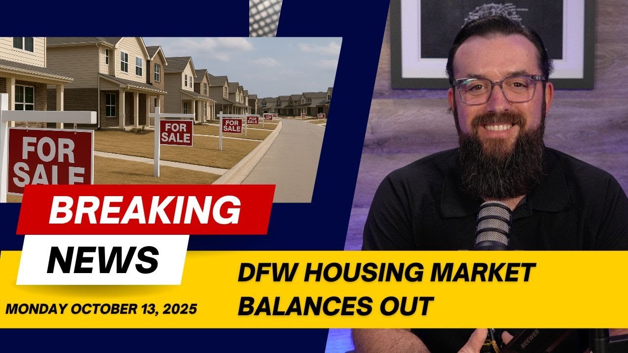 DFW Housing Market Balances Out: October Market Trends + Local Developments